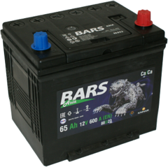 BARS ASIA 6CT- 65 ( 75D23 ) аккумулятор