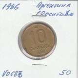 V0688 1986 Аргентина 10 сентаво