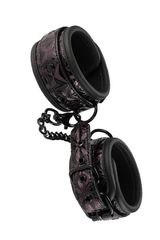 Фиолетово-чёрные оковы на ноги BLAZE ANKLE CUFF PURPLE - 