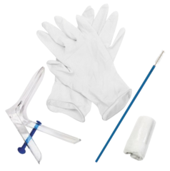 Набор гинекологический смотровой, "Юнисет" с зеркалом по Куско тип D1 размер S, зонд тип D1 цитощетка