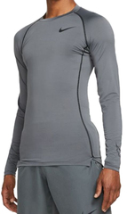 Термобелье Nike Pro Dri-Fit Tight Top LS M - iron grey/black/black