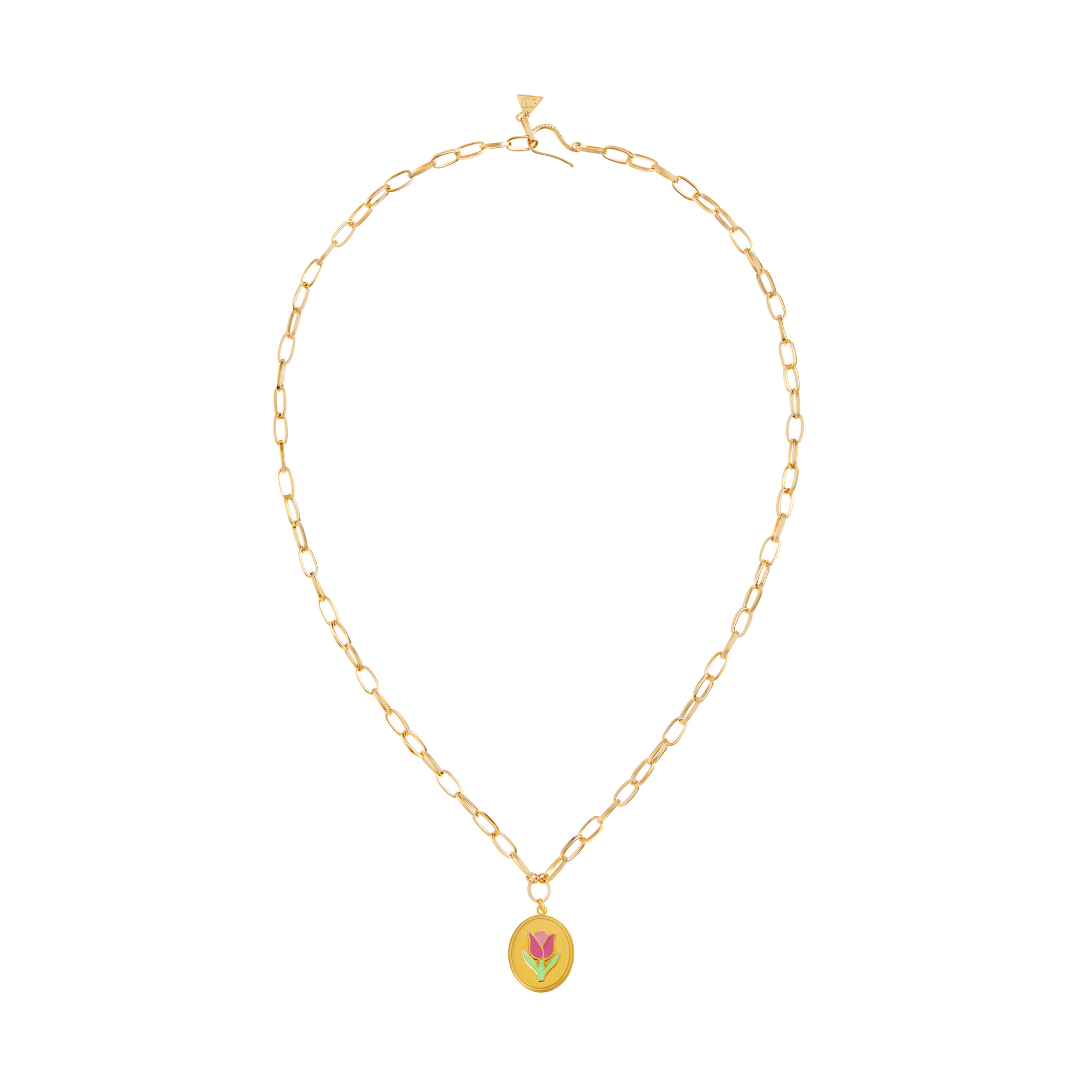 WILHELMINA GARCIA Колье Gold Tulip Necklace wilhelmina garcia кольцо gold tulip ring