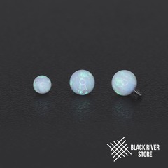 Ball Prongless 3мм/4мм IG Opal #16
