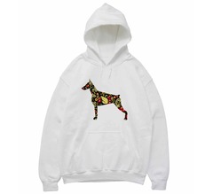 Толстовка "Доберман из хохломы"