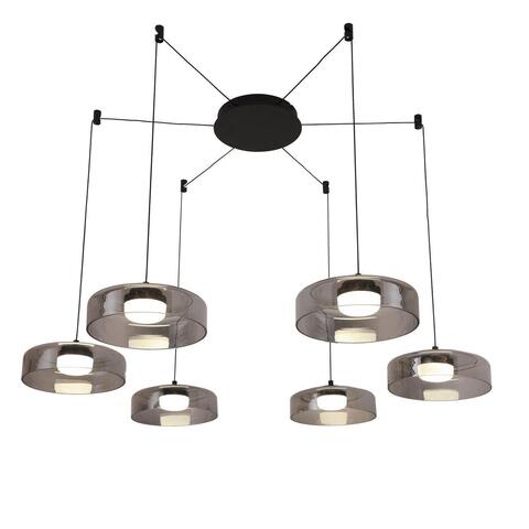 Подвесной светодиодный светильник Favourite Platta 4490-6P