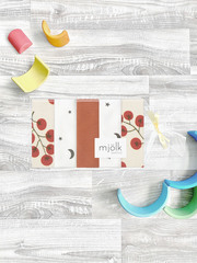 Набор платочков-слюнявчиков Mjölk Cherry Tomatoes