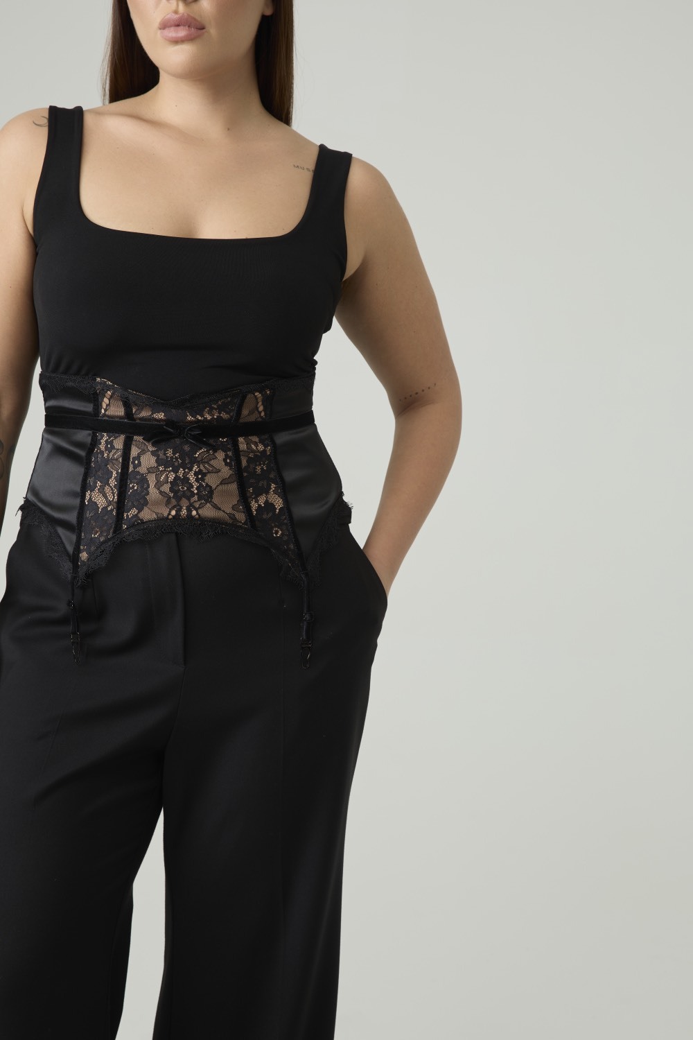 Пояс корсетный, черный