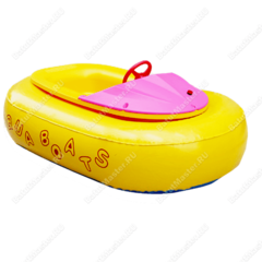 Электрическая бамперная лодка «Жёлтая» на часовом механизме