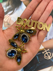 Накладка на пуговицу золотистая бронза 