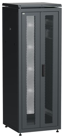 ITK LINEA N 33U 600х600мм перф. дв. задн. распашн. перф. чер