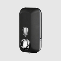 Диспенсер для мыла с кнопкой 550 мл. ABS BLACK 03011.N чёрный