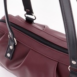 Сумка Саломея 149 наппа бордо + черный