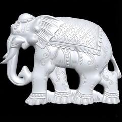 Силиконовый молд № 323 Слон большой левый