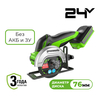Углошлифовальная машина аккумуляторная Greenworks, Арт. 3402007, 24V, бесщеточная,76 мм, без АКБ и ЗУ — фото 1