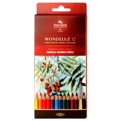 Карандаши акварельные KOH-I-NOOR MONDELUZ FRUIT 3716, 12 цветов