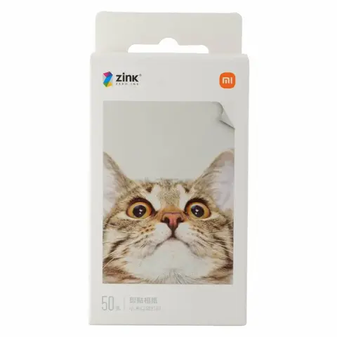 Бумага для фотопринтера Mijia AR ZINK 50x76мм Portable Photo Printer Paper, 50 листов, белый