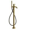 Gessi 316 54028#727 Напольный смеситель для ванны с душевой лейкой (внешние части), цвет: Brushed Brass PVD