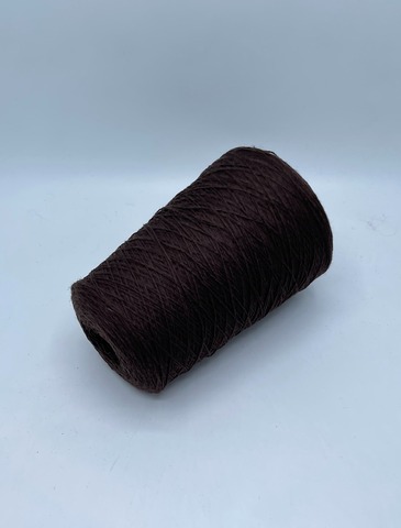 Бобинная пряжа (пр.Италия),700/100гр, 100% Шерсть, цвет-Коричневый. арт-34492