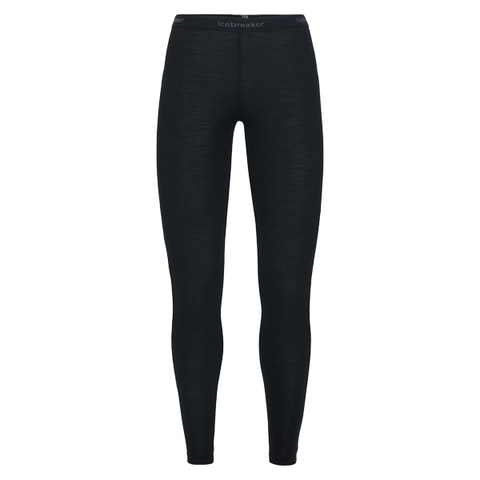 Icebreaker Women Leggings Everyday Merino schwarz