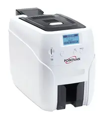 Принтер односторонний Pointman N15, подающий лоток на 100 карт, принимающий на 50 карт USB & Ethernet
