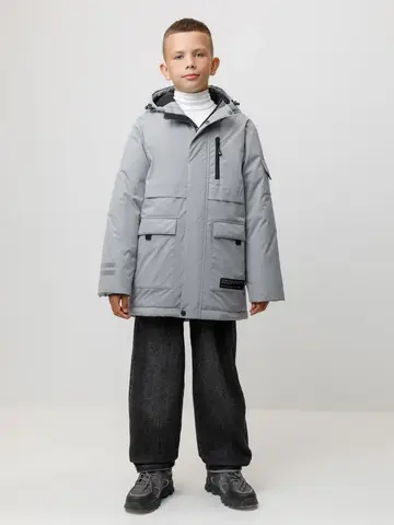 куртка  для мальчика  ВК 36105/2 ГР (128-158)