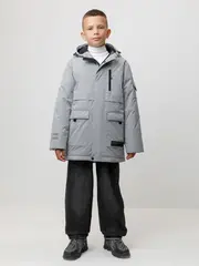 куртка  для мальчика  ВК 36105/2 ГР (128-158)