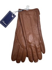 Перчатки. Женские. Материал верха: Кожаные. Подклад: Трикотаж-шерсть. 5 шт в упаковке.