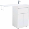 Aquanet Токио 239207 Тумба с раковиной, цвет: белый
