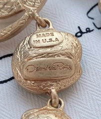 Серьги длинные OSCAR DE LA RENTA с подвесками