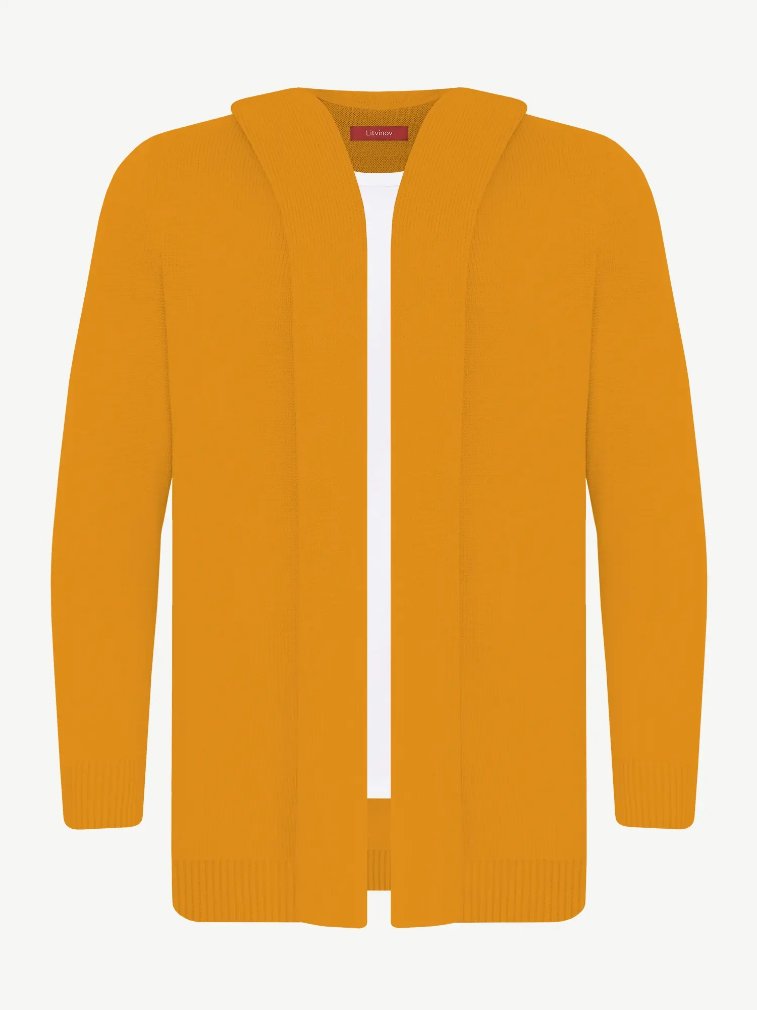 Кардиган с капюшоном из экохлопка