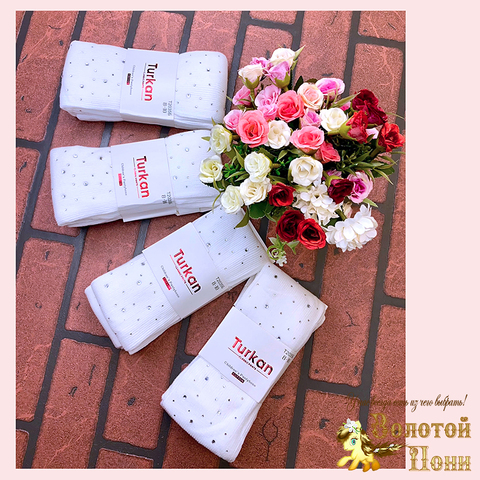 Колготки хлопок/стразы д (4-12) 251116-W1076