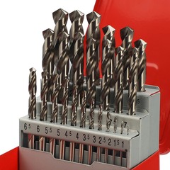 Набор сверл по металлу 1-13мм 25шт DIN338 HSS-G 118° (мет. кейс) H-Tools Pro 214215PRO