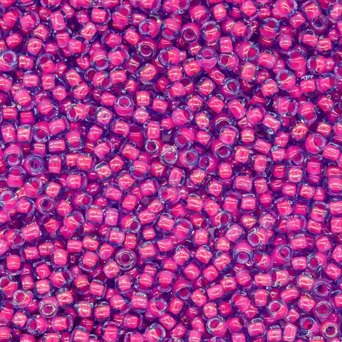 Японский бисер TOHO Round 11/0 (№980), окрашенный изнутри глянцевый