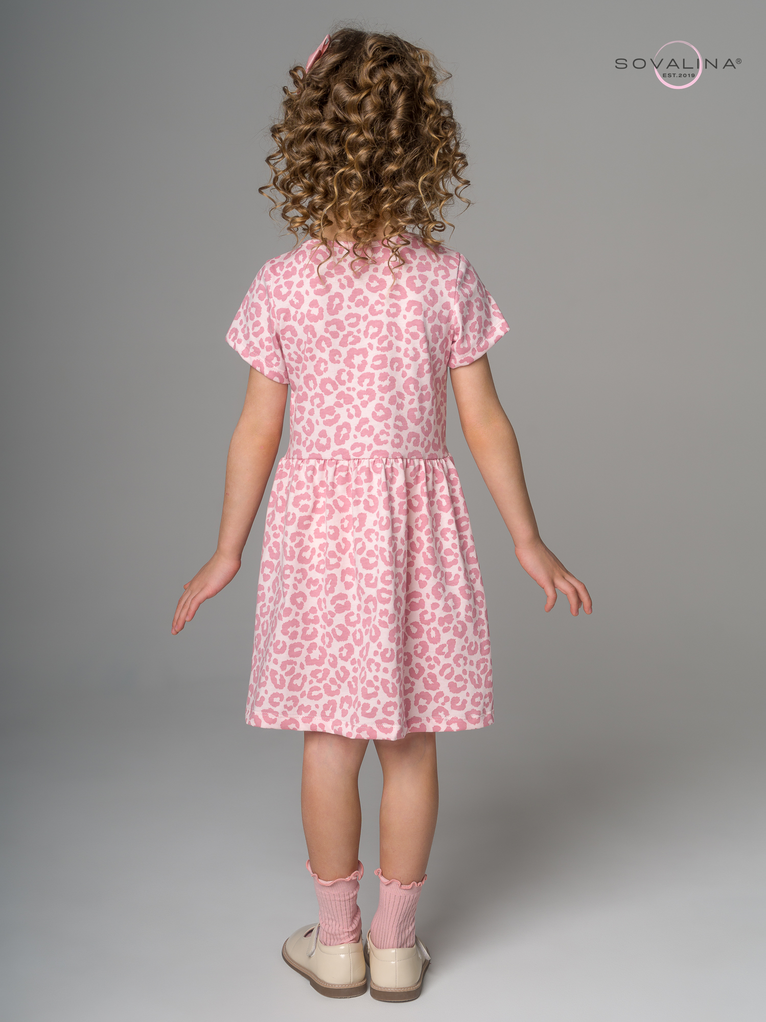 Платье Лето лео сухая роза