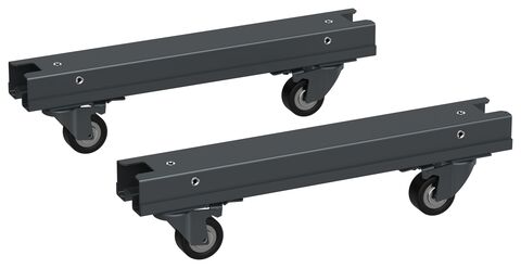 ITK LINEA S Компл. роликов для шкафа шир. 600мм чер.