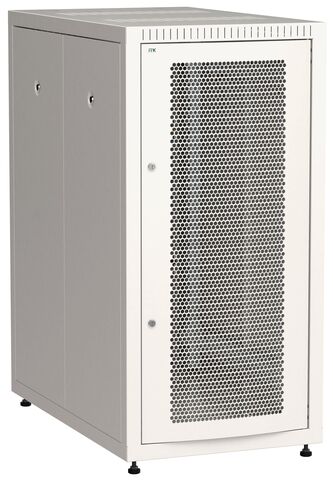 ITK LINEA E 24U 600х1000мм перф. пер. дв. задн. метал. сер.