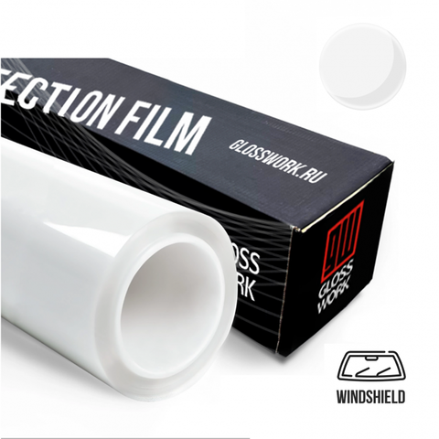 Glosswork TPU Windshield Film Полиуретановая защитная пленка для лобового стекла 1м.п.