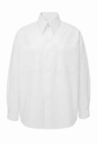 «Navi’s shirt» Базовая рубашка из плотного хлопка.