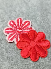 Термоаппликация, р. 4 см, красный