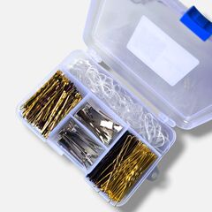 Набор аксессуаров для причесок IPARIKMAHER 416 шт (зажимы, шпильки, невидимки, резинки)