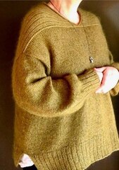 Описание по вязанию джемпера спицами "Shrug"