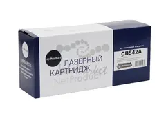 Картридж NetProduct (N-CB542A) для HP CLJ CM1300/CM1312/CP1210/CP1215, Y, 1,5K