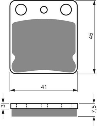 Тормозные колодки дисковые 144 S3