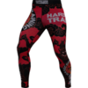 Компрессионные штаны Hardcore Training Raijin Black/Red