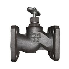 Клапан запорный (вентиль) чугунный 15ч9под 15ч19п, DN 25, фланцевый