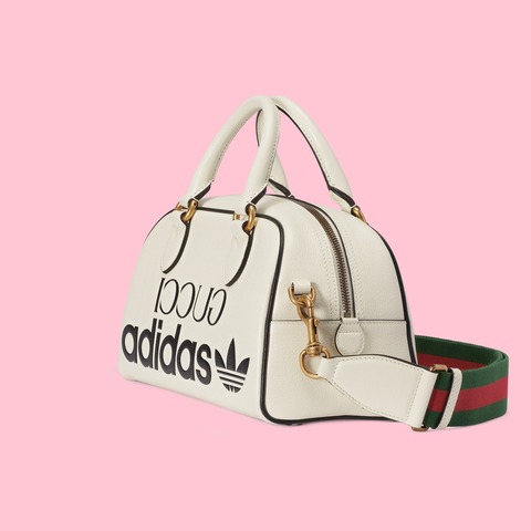 Миниатюрная сумка-дафл Adidas X Gucci белый