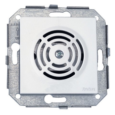 Зуммер 220V 80dB. Цвет Белый. Fontini F37(Фонтини Ф37). 37390052