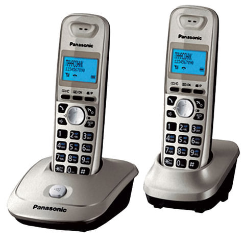 Радиотелефон PANASONIC KX-TG2512 RUN+доп. трубка, память 50 ном., АОН, повтор, 