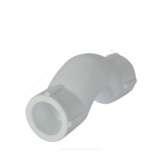 Скоба PP-R белая Дн 25 внутренняя пайка обводная с муфтами RTP (РосТурПласт) 10715