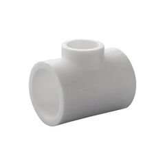 Тройник ПП переходной 50-25-50, белый, Политэк